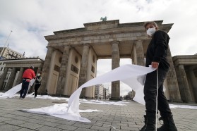 Berlin: Making-of - windige Bedingungen auch in Berlin